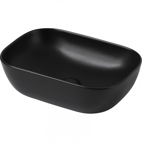 Раковина-чаша Abber Rechteck 46 AC2200MB Черная матовая фаянс накладная