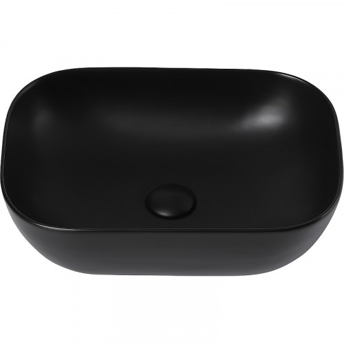 Раковина-чаша Abber Rechteck 46 AC2200MB Черная матовая фаянс накладная