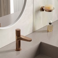 Смеситель для раковины WasserKRAFT Paar 8803 Розовое золото латунь