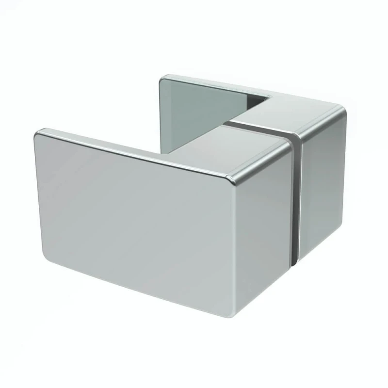 Душевой уголок Black&White Stellar Wind S701 90x90 7019090 профиль Серебристый хром стекло прозрачное