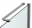 Душевой уголок Black&White Stellar Wind S701 90x90 7019090 профиль Серебристый хром стекло прозрачное