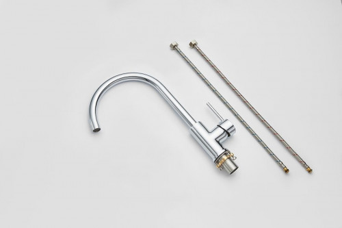 Смеситель для кухни Emar Steel ЕС - 3004 цвет Хром