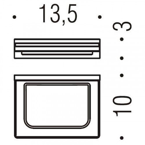 Мыльница Colombo Design Look B1601.HPS1-VAN Нержавеющая сталь