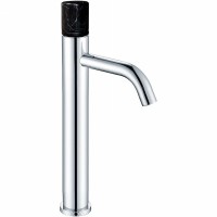 Смеситель для раковины Boheme Stick 122-CR-MR-B Хром Черный латунь