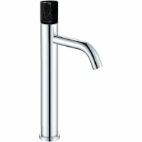 Смеситель для раковины Boheme Stick 122-CR-MR-B Хром Черный латунь