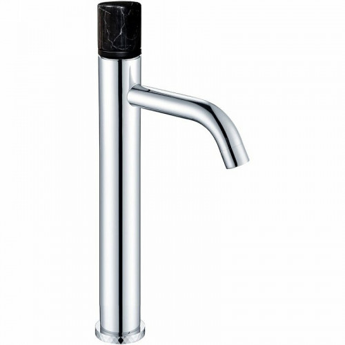 Смеситель для раковины Boheme Stick 122-CR-MR-B Хром Черный латунь