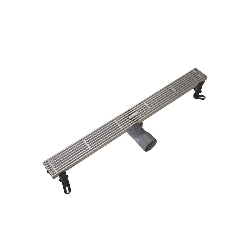 Душевой лоток Knotlor Шторм 60 SDRW0600LBS с решеткой цвет Матовая сталь