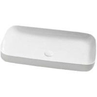 Раковина-чаша Azzurra Elegance Soft 75 ELLG075400S0BI/(ESO75 bi)*0 Белая
