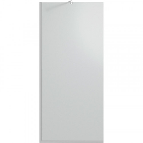 Душевая перегородка Timo TP-890/00F-8 890x1950 T09 в узком профиле Хром глянцевый стекло матовое