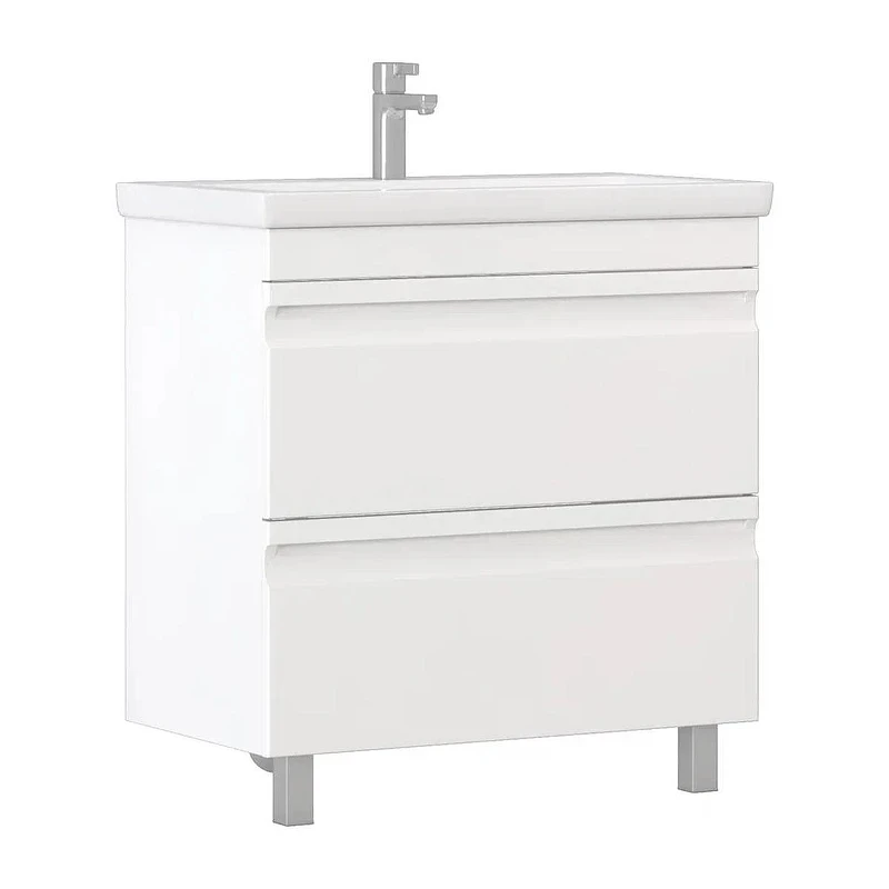 Тумба с раковиной Vigo Holly 80 041-com цвет Белый