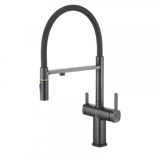 Смеситель для кухни Rose R358H цвет Черный