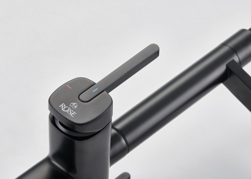 Смеситель для кухни Rose R358H цвет Черный