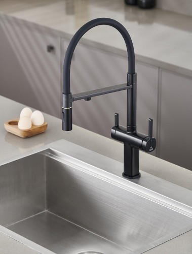 Смеситель для кухни Rose R358H цвет Черный