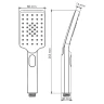 Ручной душ Melodia della vita Luxe MKP20411BL Хром