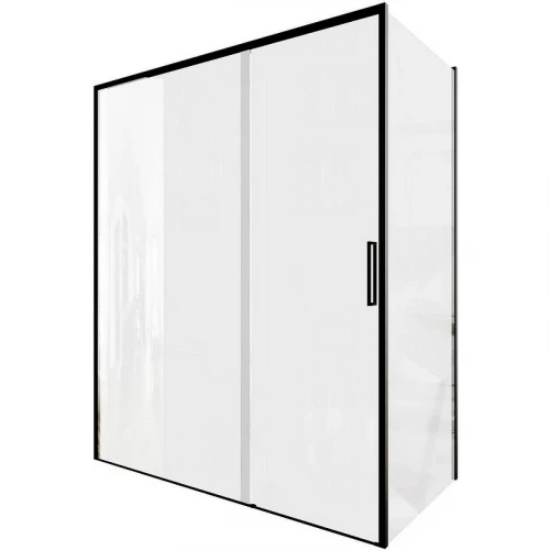 Душевой уголок Aquanet Pleasure Evo AE65-160x90-BT 160x90 324144 профиль Черный стекло прозрачное