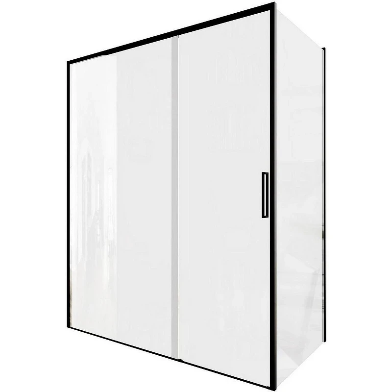 Душевой уголок Aquanet Pleasure Evo AE65-160x90-BT 160x90 324144 профиль Черный стекло прозрачное