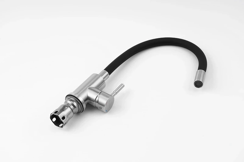 Смеситель для кухни Knotlor Streamline SS-02 цвет Матовая сталь