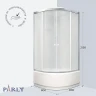 Душевая кабина Parly Bianco 80х80 BETT821 11249 без гидромассажа