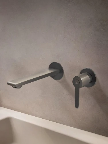 Смеситель для раковины AltroBagno Unione 010507 GM цвет Оружейная сталь