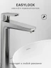 Смеситель для раковины Abelsberg Lineara UNF23509CH цвет Глянцевый хром