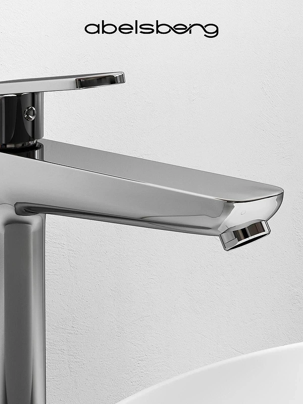 Смеситель для раковины Abelsberg Lineara UNF23509CH цвет Глянцевый хром