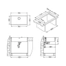 Кухонная мойка Alveus Quadrix 60 Monarch Copper 740x400x200 1122729 Медь нержавеющая сталь встраиваемый