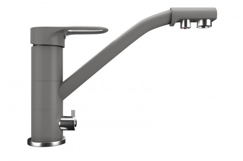Смеситель для кухни Ulgran Quartz UQ-010-09 цвет Асфальт