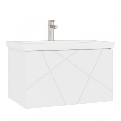 Тумба под раковину Vigo Geometry 60 033 подвесная цвет Белый