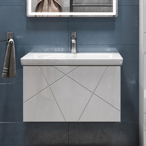 Тумба под раковину Vigo Geometry 60 033 подвесная цвет Белый