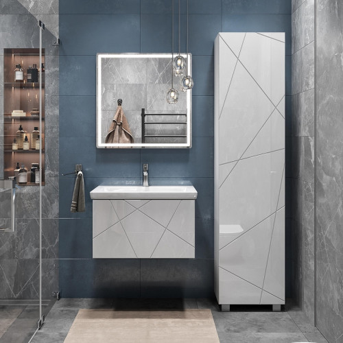 Тумба под раковину Vigo Geometry 60 033 подвесная цвет Белый