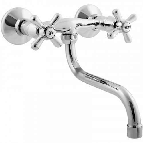 Смеситель для раковины Rav Slezak Morava MK101.5/21 Хром латунь на стену