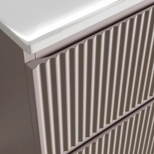 Тумба под раковину Sancos Snob R 100 R SNR100RSM подвесная Doha Soft МДФ / ЛДСП