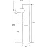 Смеситель для раковины beWash Photocell BWAM0BH808 Хром