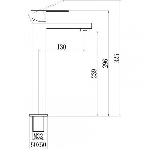 Смеситель для раковины Savol S-SUS2003H цвет Черный