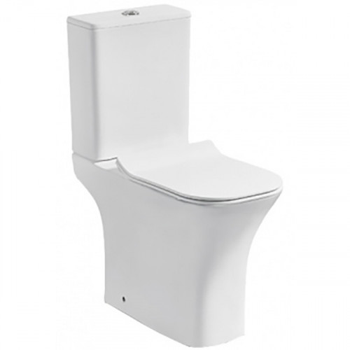 Унитаз компакт Ceruttispa CT7192 с бачком и сиденьем Микролифт фаянс напольный