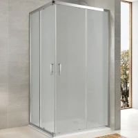 Душевой уголок Koller Pool Grace 120X80 G12080SG профиль Хром стекло рифленое