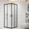 Душевой уголок RGW 90x90 06093699-44 профиль цвет Черный стекло cora