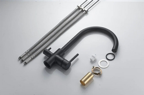 Смеситель для кухни Shevanik S128H цвет Черный