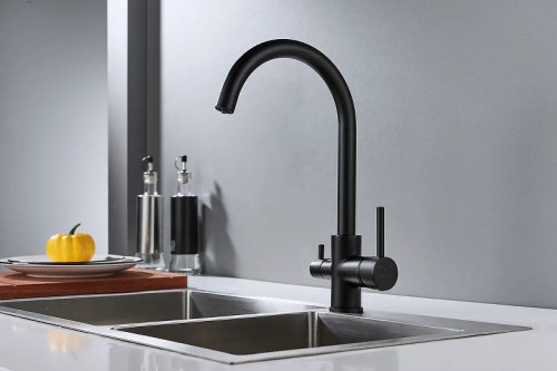 Смеситель для кухни Shevanik S128H цвет Черный