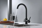 Смеситель для кухни Shevanik S128H цвет Черный