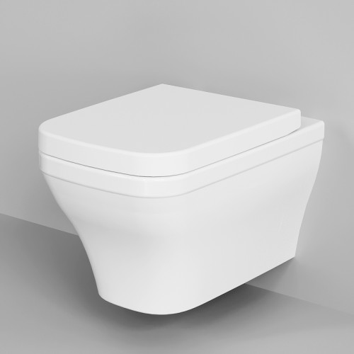 Унитаз Ambassador Benefit 203T20001R подвесной Белый глянцевый без сиденья фарфор подвесной