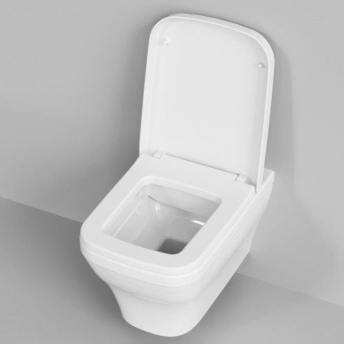 Унитаз Ambassador Benefit 203T20001R подвесной Белый глянцевый без сиденья фарфор подвесной