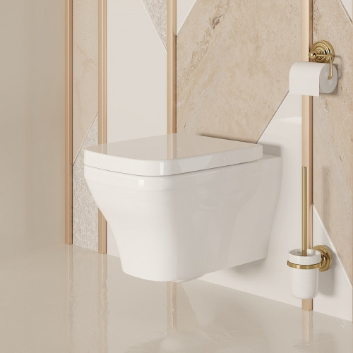 Унитаз Ambassador Benefit 203T20001R подвесной Белый глянцевый без сиденья фарфор подвесной