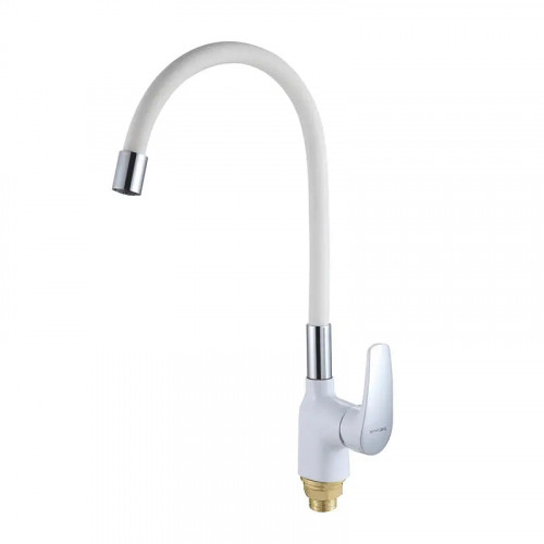 Смеситель для кухни Shevanik S443-1 цвет Белый