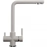 Смеситель для кухни Ulgran Classic U-016-331 Белый латунь