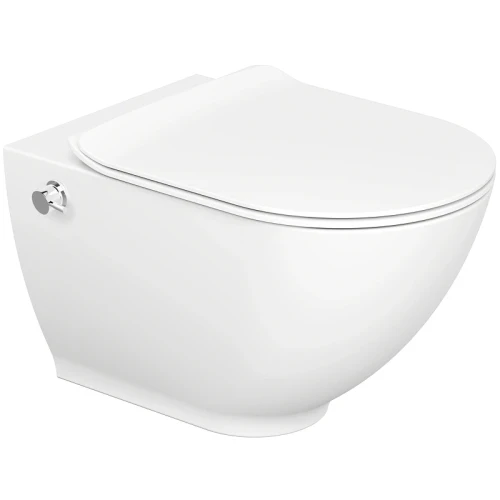 Унитаз биде beWash Granville HRKA054H1VE0W5SZ0 подвесной с сиденьем Микролифт фарфор подвесной
