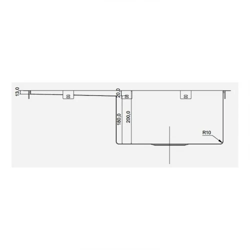 Кухонная мойка Seaman Eco Marino 78 L SMV-780L-LG.A цвет Светлое золото сатин
