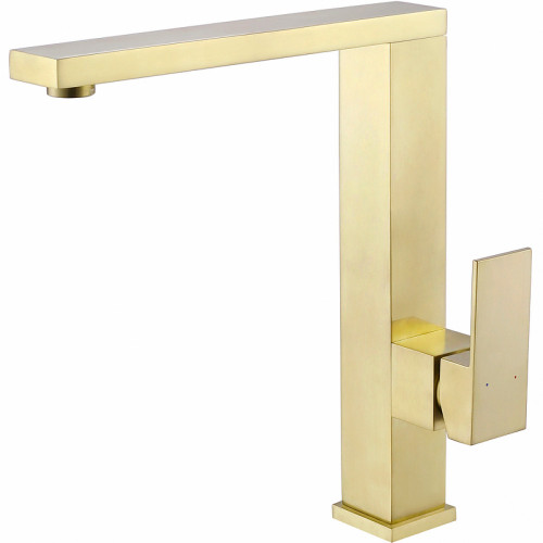 Смеситель для раковины Abber Daheim AF8214G Золото матовое латунь на столешницу