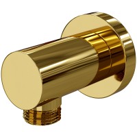 Шланговое подключение WasserKRAFT Sauer A188 Золото латунь на стену