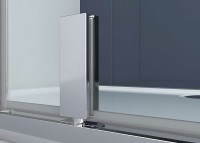 Душевой уголок Vincea Penta 100х100 VSP-3P100CLB профиль Черный стекло прозрачное